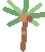 텍스트 블라인드 신규 야자수, 42×48 논리 픽셀
