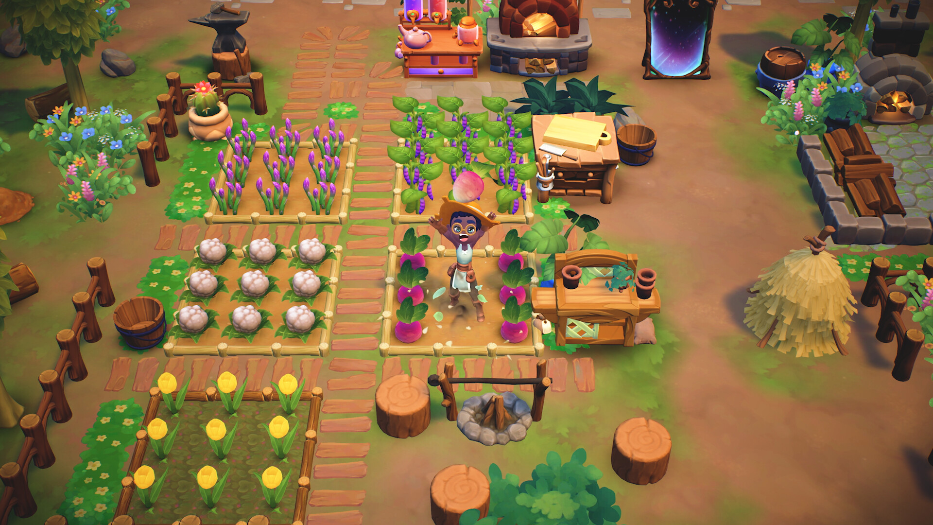 Fae Farm 마을 스크린샷