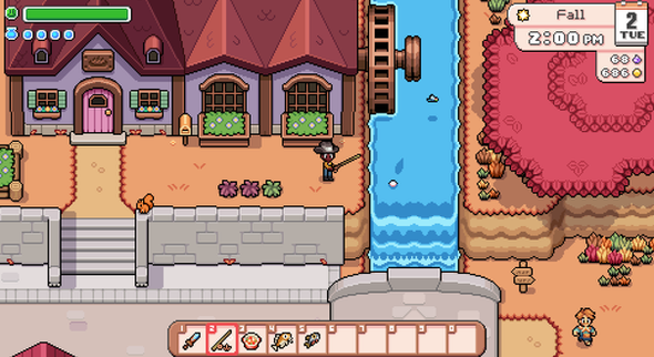 Fields of Mistria 수로와 건축