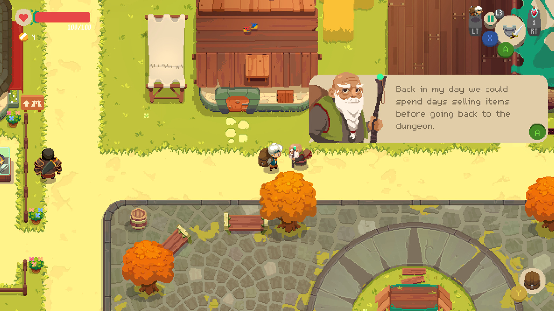 Moonlighter 마을과 상점