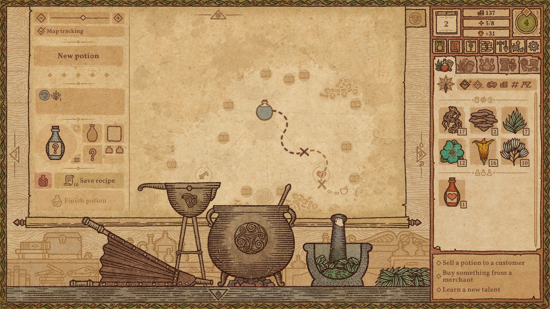 Potion Craft 작업대