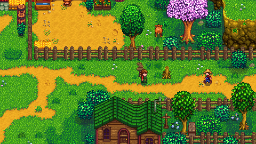 Stardew Valley 농장과 길