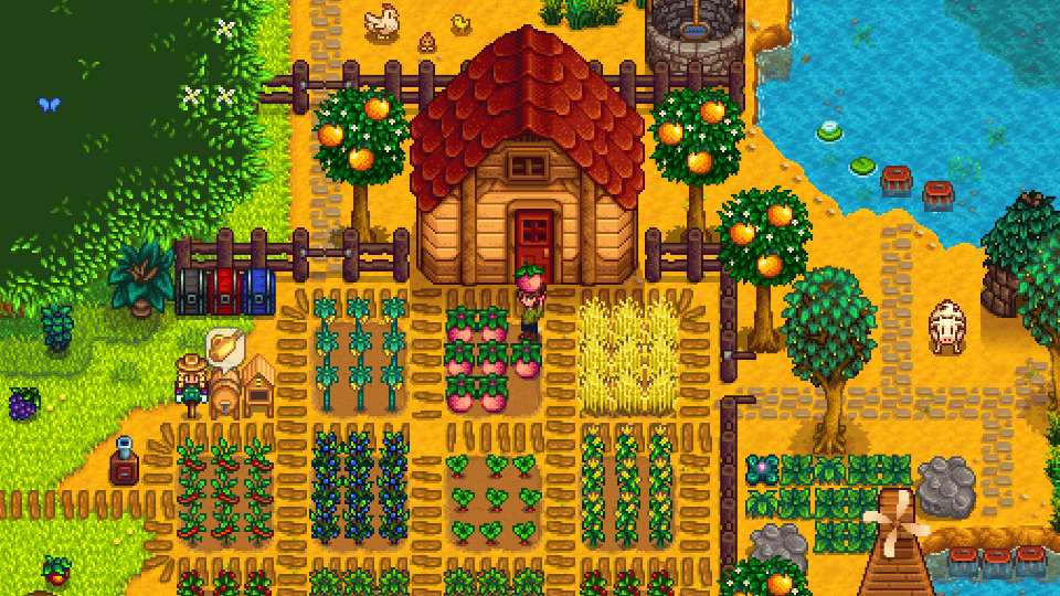 Stardew Valley 집과 밭